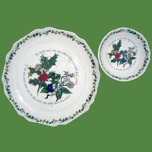 Portmeirion The Holly and the Ivy Chip and Dip